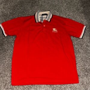 Vibrant Red Polo Shirt for Men
